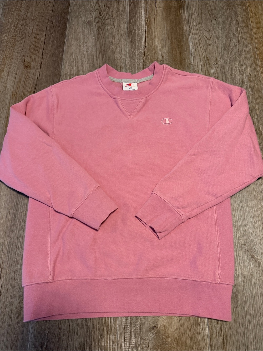 Champion Women’s Rose Pink Crewneck Sweatshirt
